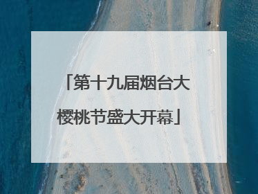 第十九届烟台大樱桃节盛大开幕